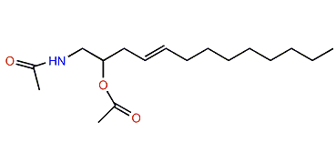 (E)-1-Acetamidotridec-4-en-2-yl acetate